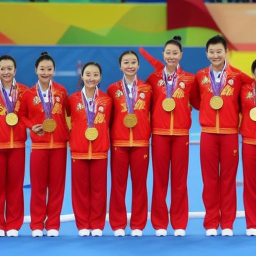 集体项目：中国体操队再夺金牌